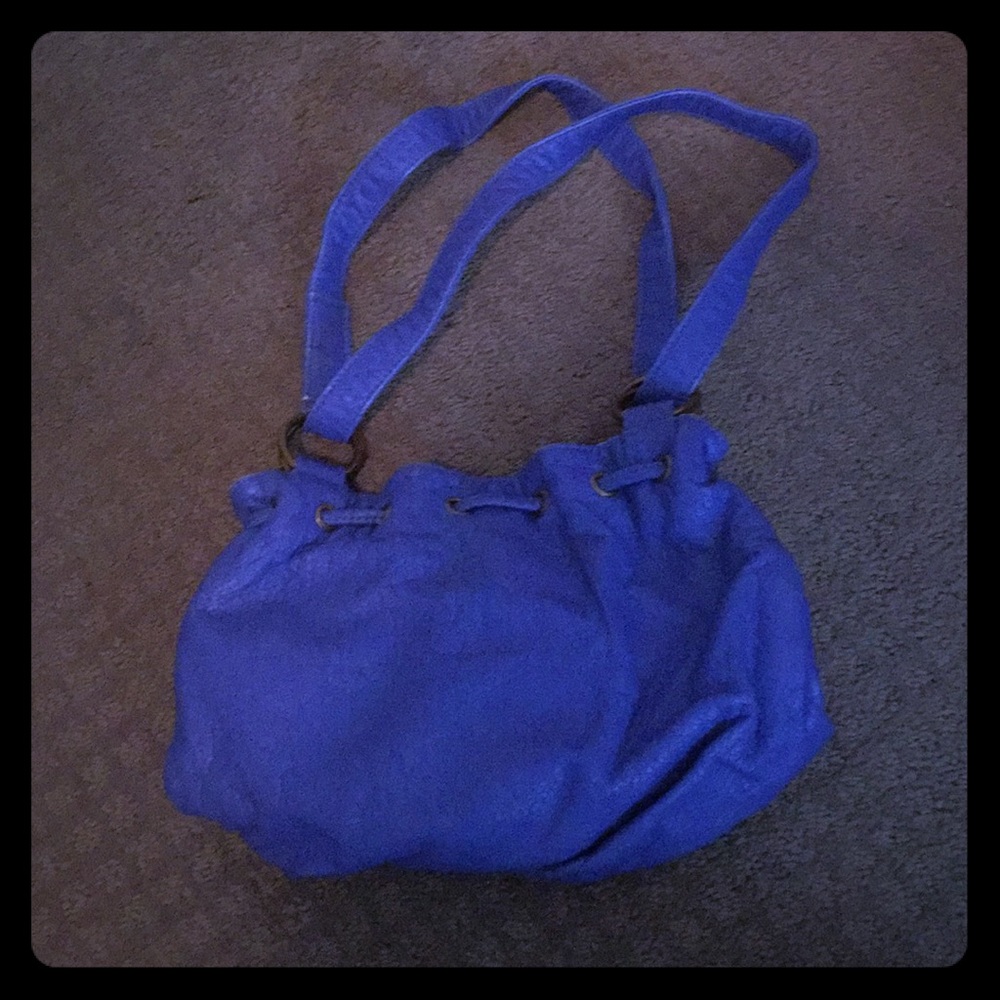 Blue purse